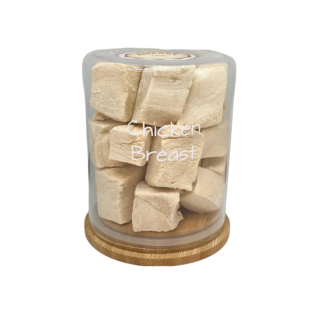 Freeze-Dried Raw Chicken Breast Treats (100g)